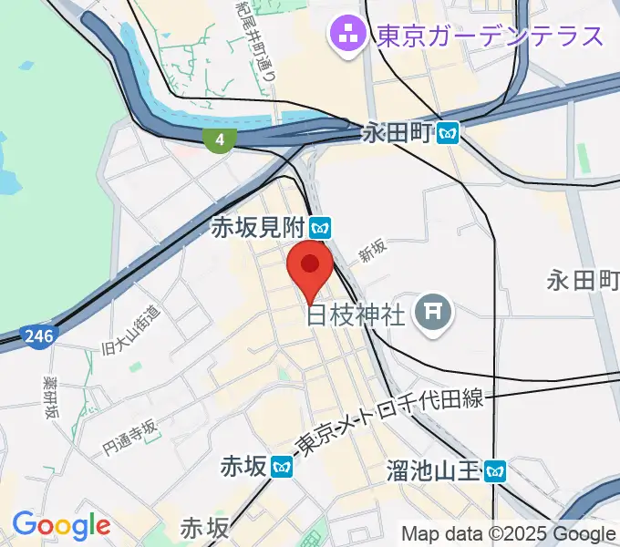 赤坂STAGE-1の地図