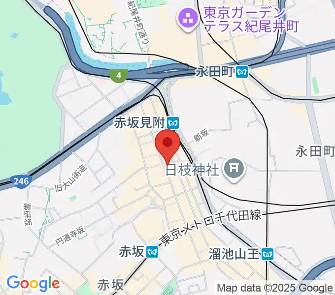 赤坂STAGE-1の地図