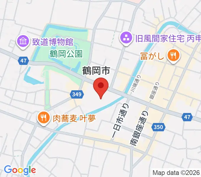 荘銀タクト鶴岡の地図