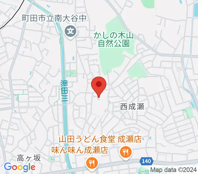 ほそかわ音楽教室の地図