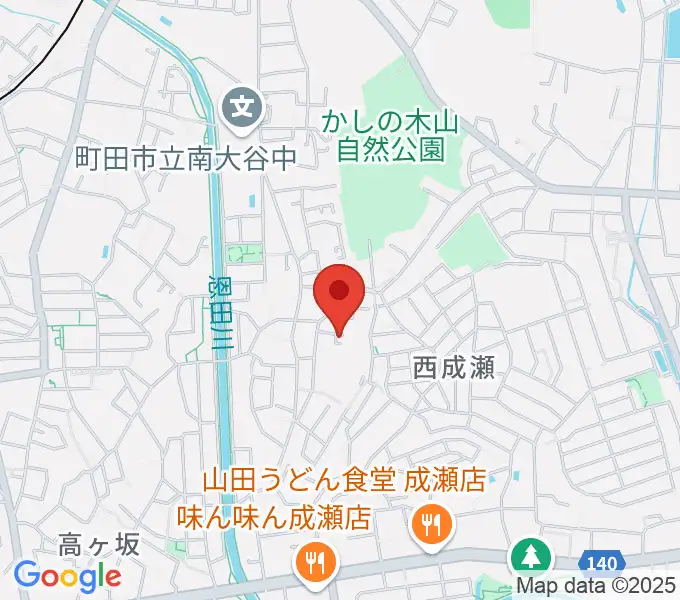 ほそかわ音楽教室の地図