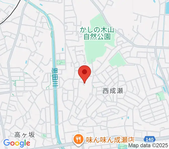 ほそかわ音楽教室の地図