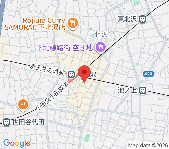 LANDRUTH ランドルースの地図