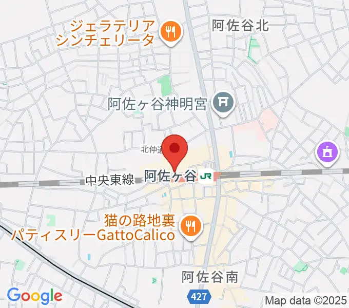 阿佐ヶ谷マンハッタンの地図