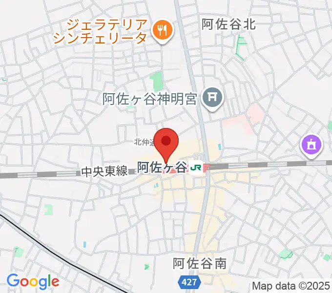 阿佐ヶ谷マンハッタンの地図