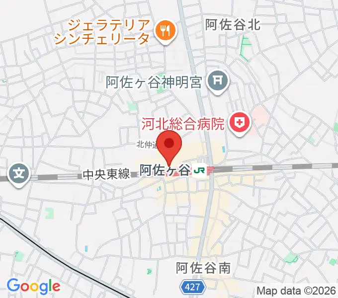 阿佐ヶ谷マンハッタンの地図