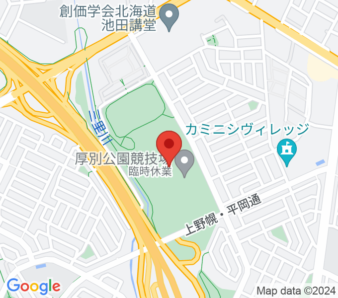 札幌厚別公園競技場の場所