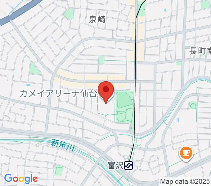 カメイアリーナ仙台の地図