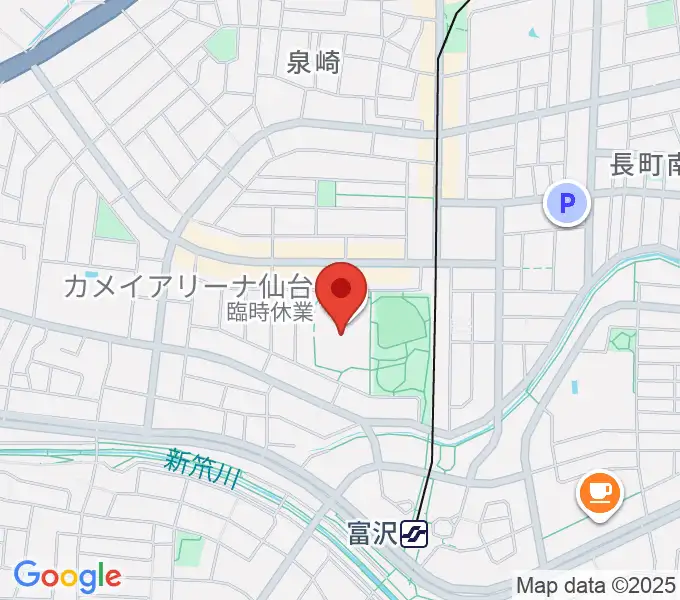 カメイアリーナ仙台の地図
