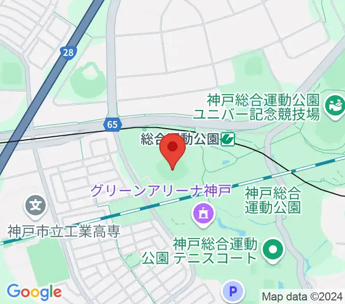 ほっともっとフィールド神戸の地図