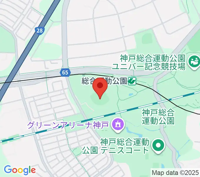 ほっともっとフィールド神戸の地図