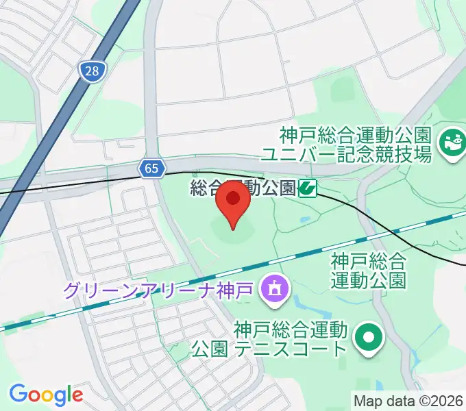 ほっともっとフィールド神戸の地図