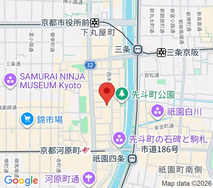 京都T'S studioの地図