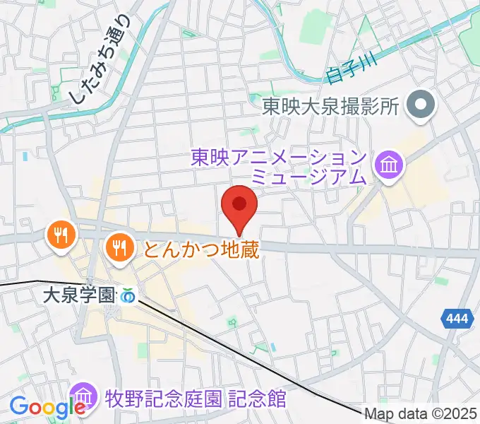 大泉学園 in F（インエフ）の地図