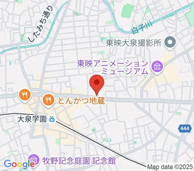大泉学園 in F（インエフ）の地図