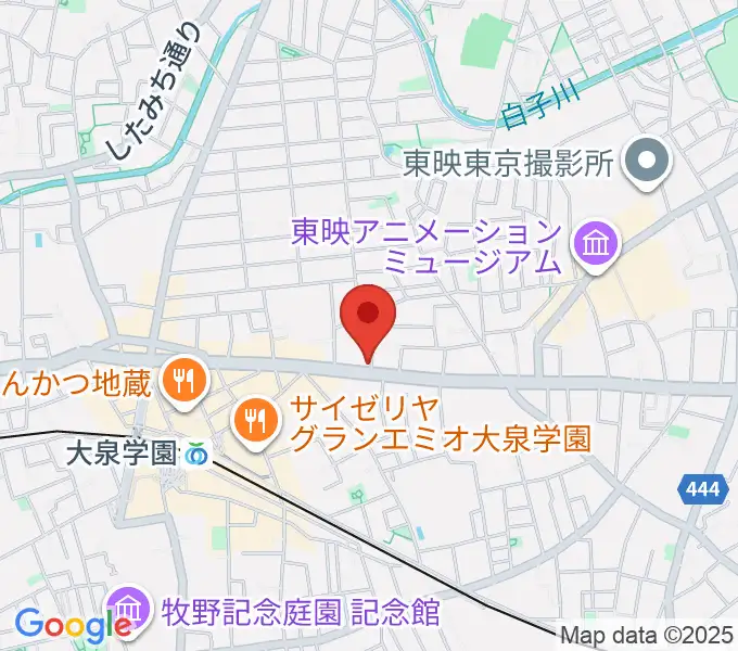 大泉学園 in F(インエフ)の地図