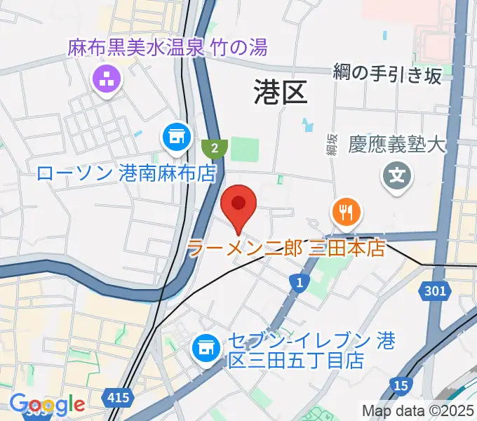 白金高輪セレネb2の地図