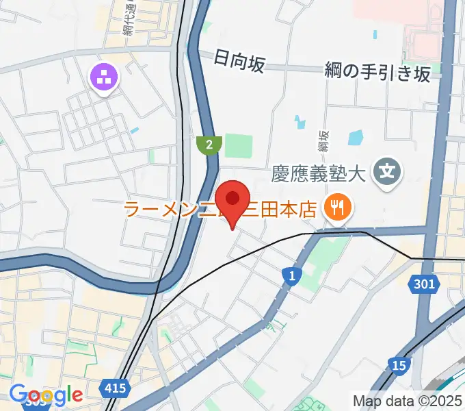 白金高輪セレネb2の地図