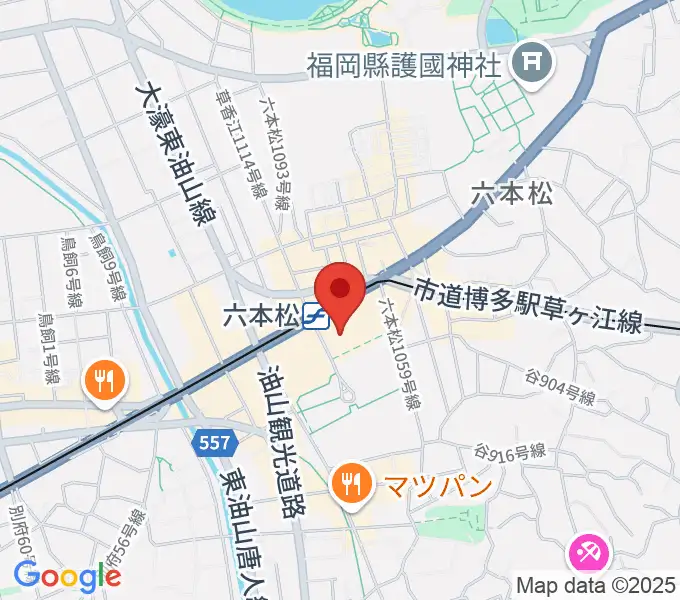 福岡市科学館の地図