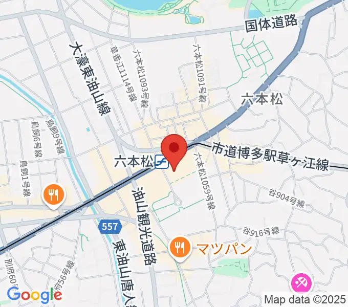 福岡市科学館の地図