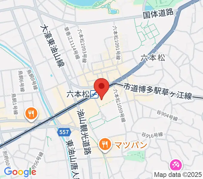 福岡市科学館の地図
