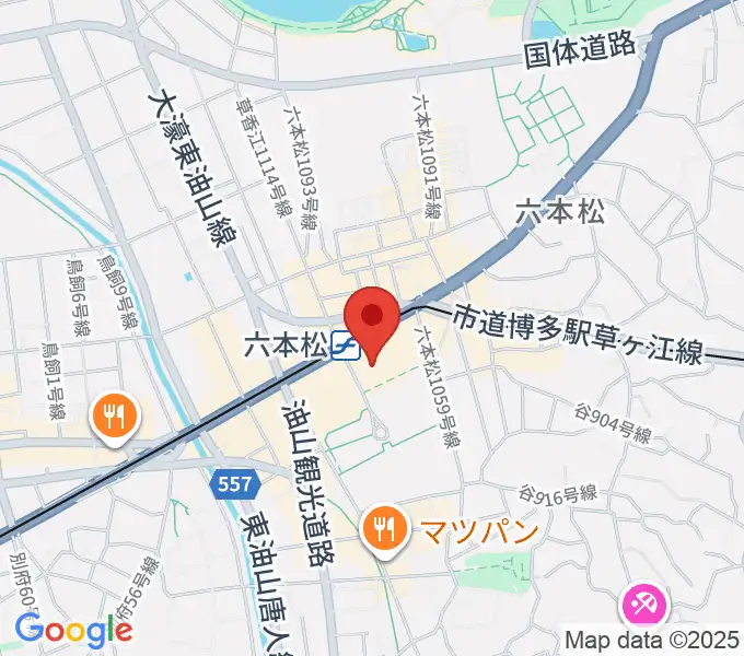 福岡市科学館の地図