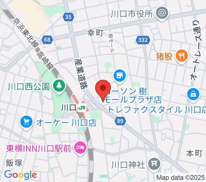 島村楽器 かわぐちキャスティ店の地図