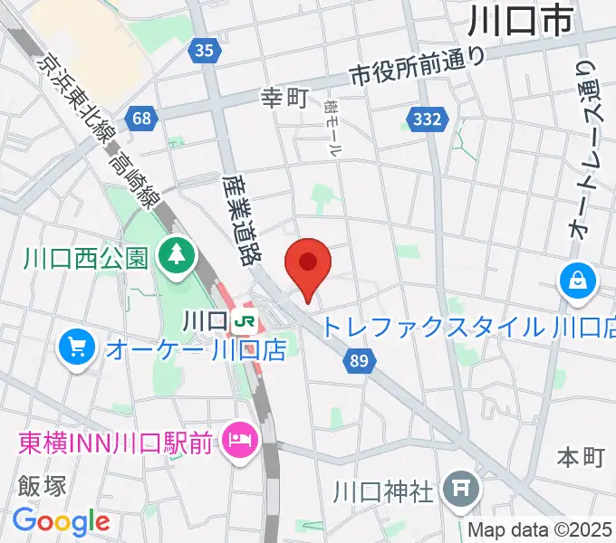 島村楽器 かわぐちキャスティ店の地図