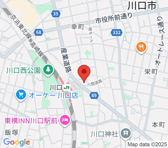 島村楽器 かわぐちキャスティ店の地図