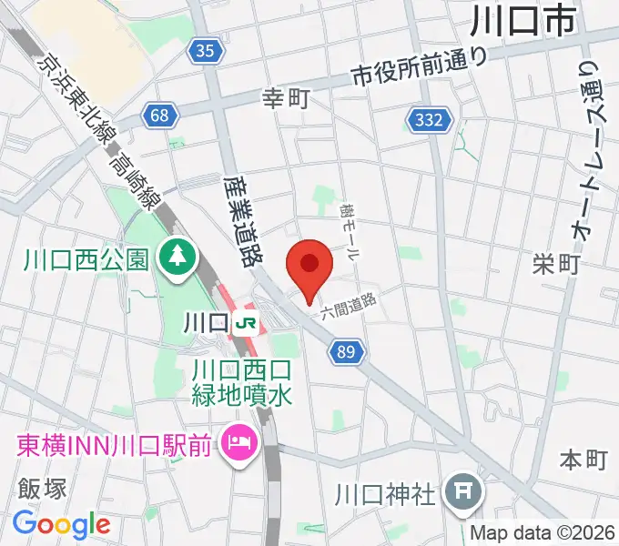 島村楽器 かわぐちキャスティ店の地図