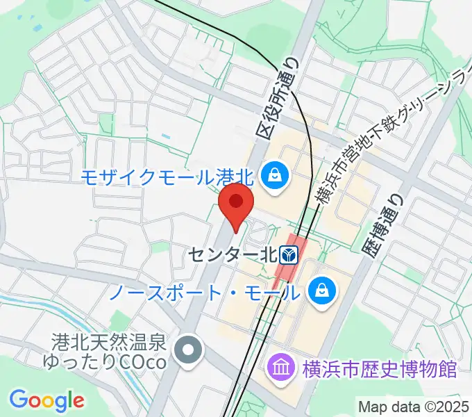 T-Music Yokohamaの地図