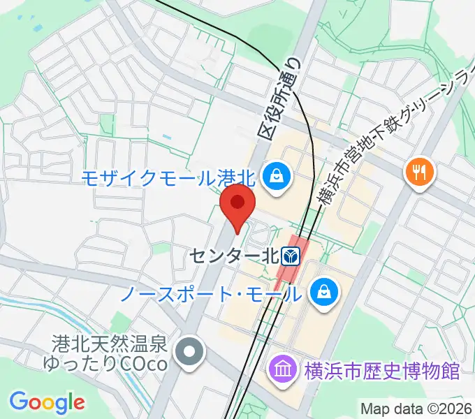 T-Music Yokohamaの地図