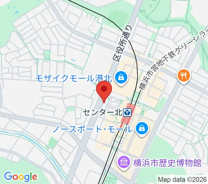 T-Music Yokohamaの地図