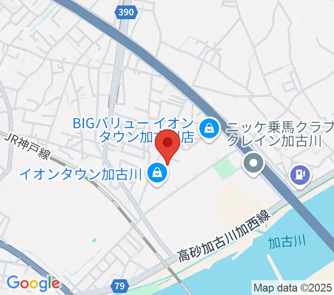 森岡楽器 加古川店ウィンズサテライトの地図