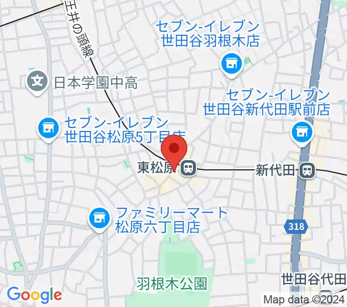 music studio MAYSの地図