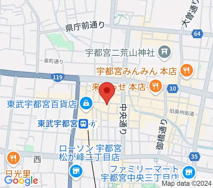 ミヤラジ 宇都宮コミュニティFMの地図