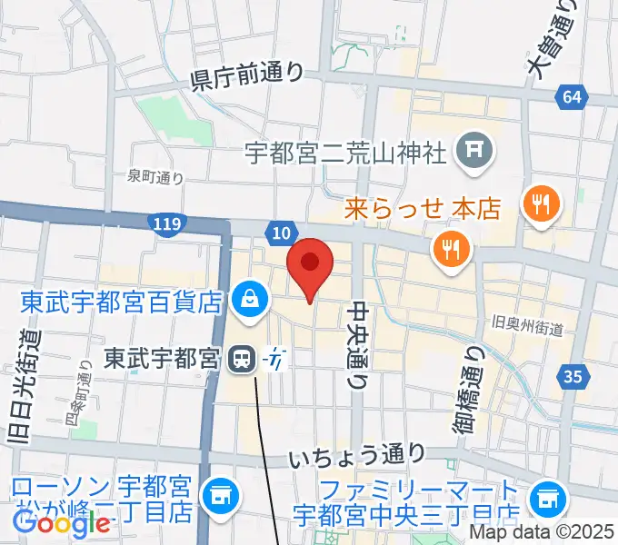 ミヤラジ 宇都宮コミュニティFMの地図