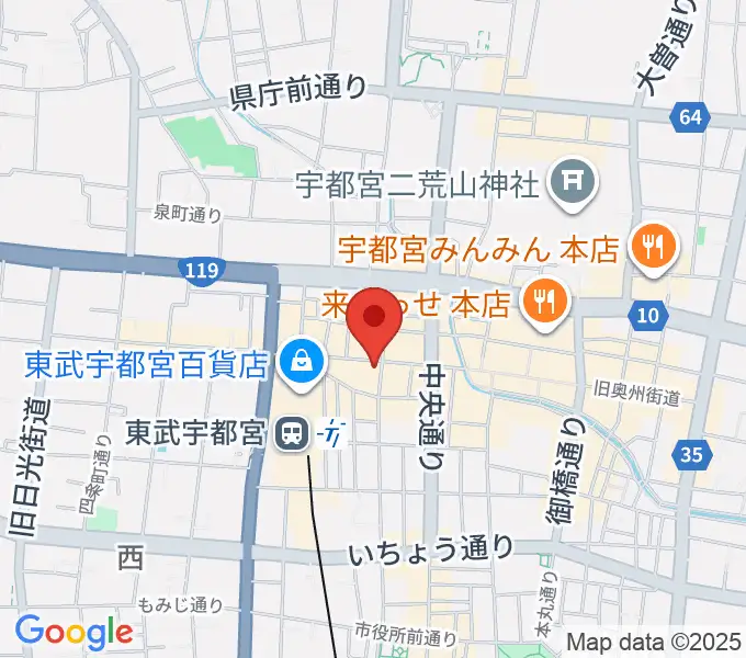 ミヤラジ 宇都宮コミュニティFMの地図