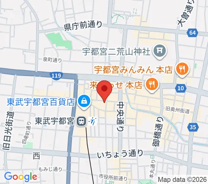 ミヤラジ 宇都宮コミュニティFMの地図