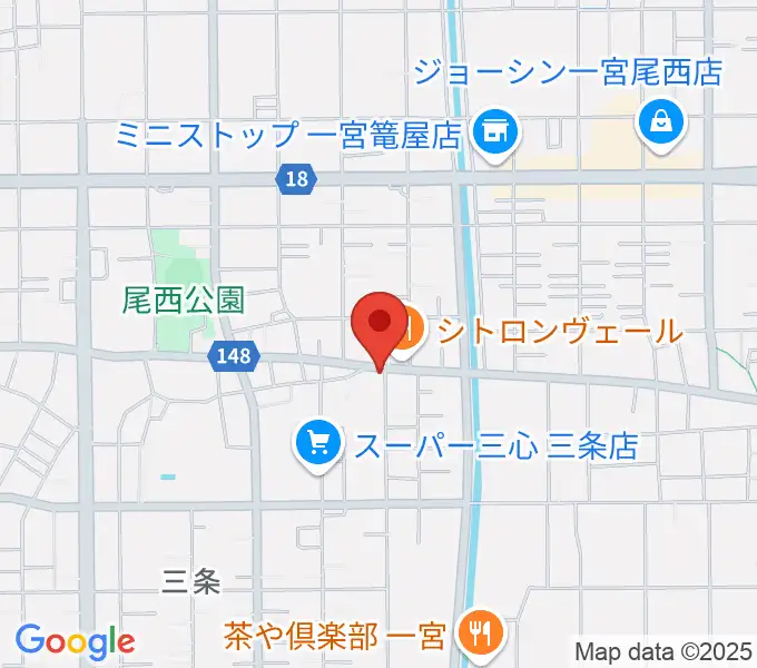 Guitar Shop SOUNDNINEの地図