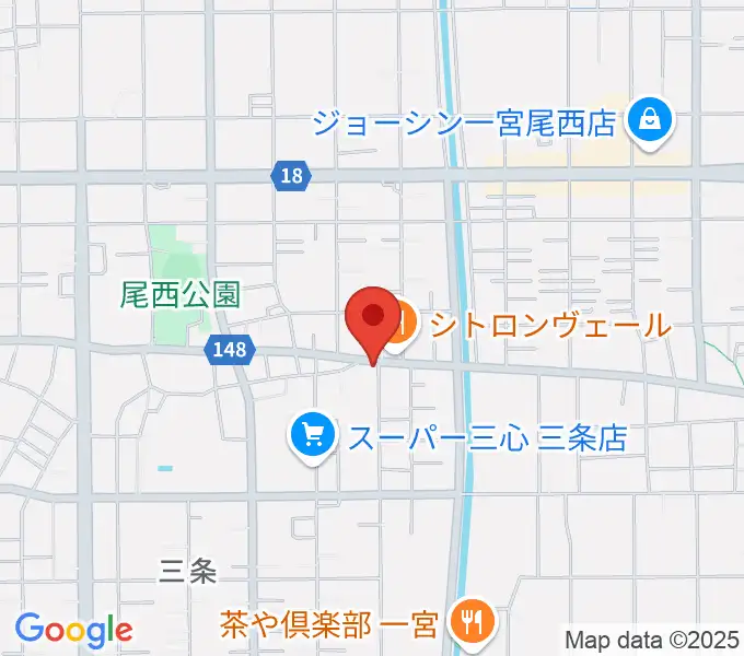 Guitar Shop SOUNDNINEの地図