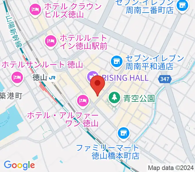 周南LIVE TAKUの地図