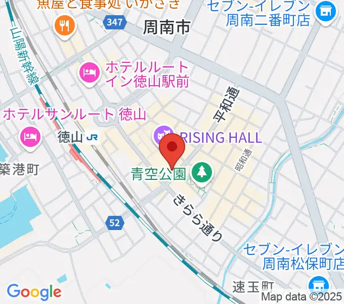 周南LIVE TAKUの地図