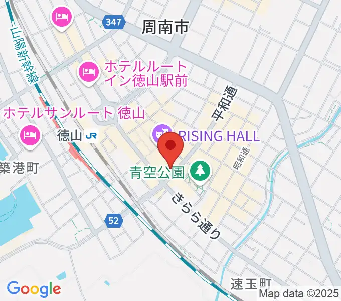 周南LIVE TAKUの地図