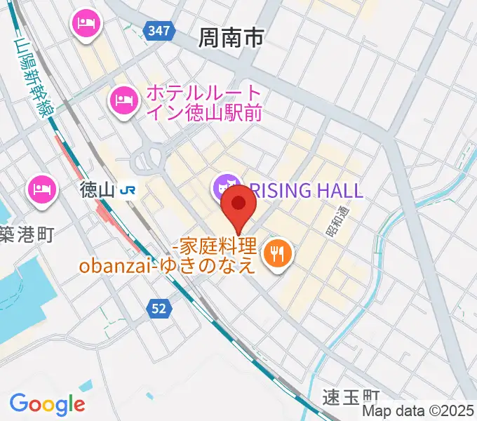 周南LIVE TAKUの地図