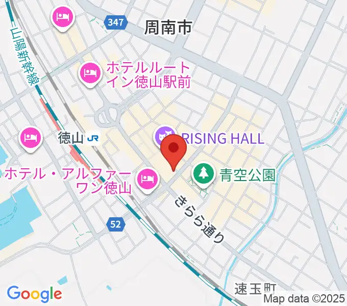 周南LIVE TAKUの地図