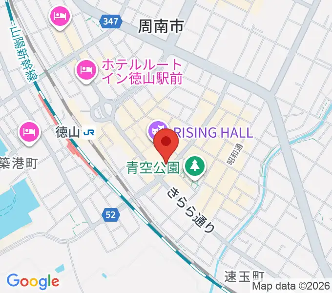 周南LIVE TAKUの地図