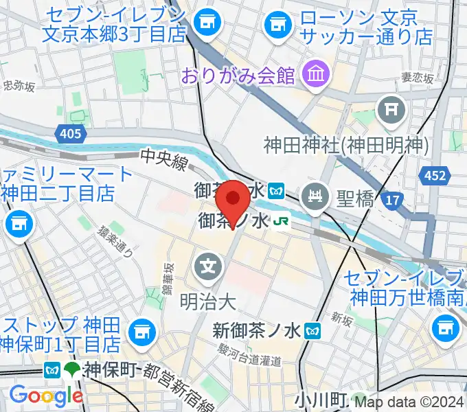 BIGBOSSお茶の水店 別館の地図