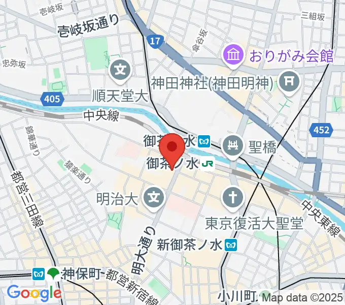 BIGBOSSお茶の水店 別館の地図