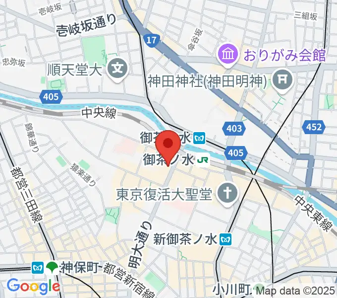 BIGBOSSお茶の水店 別館の地図